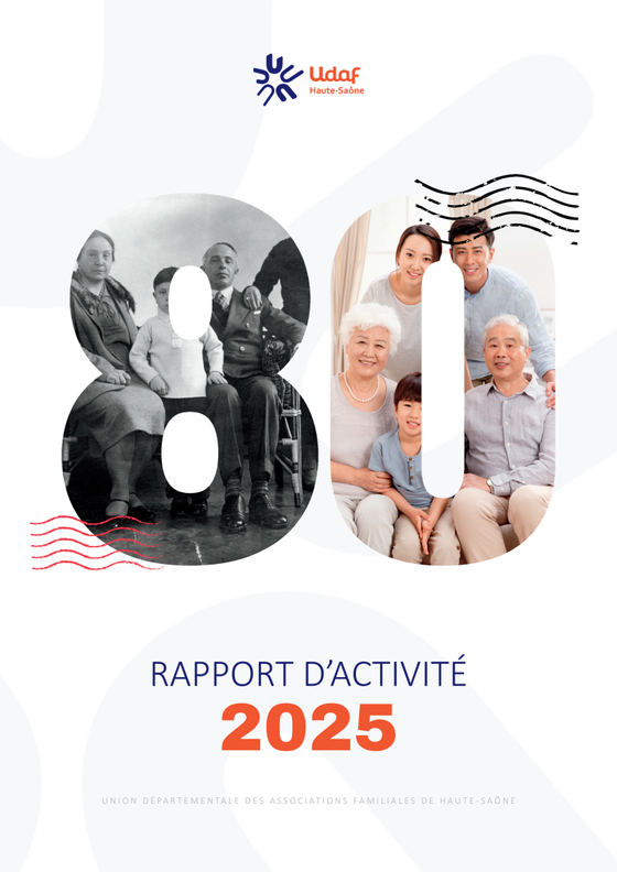 Rapport d'activité et financier UDAF 2025